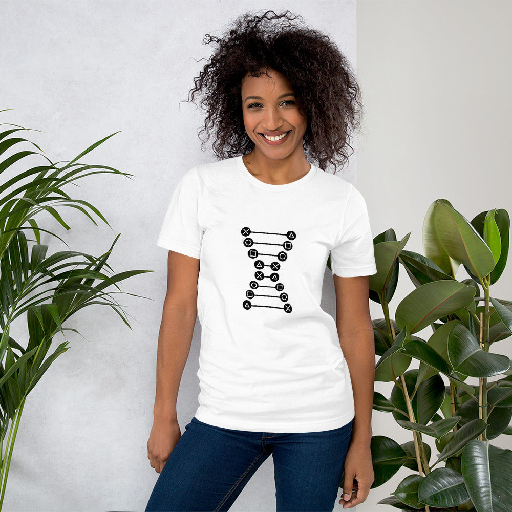 Gamer DNA White Unisex T-shirt